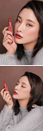 3CE MOOD RECIPE MATTE LIP COLOR #222 : 도회적이지만 따스한 감성의 블론드 레드   언제 어디서나 부담없이 꺼내드는  #STEP AND GO