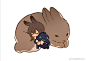 #明日方舟# 
黑兔子白兔子 ​​​​