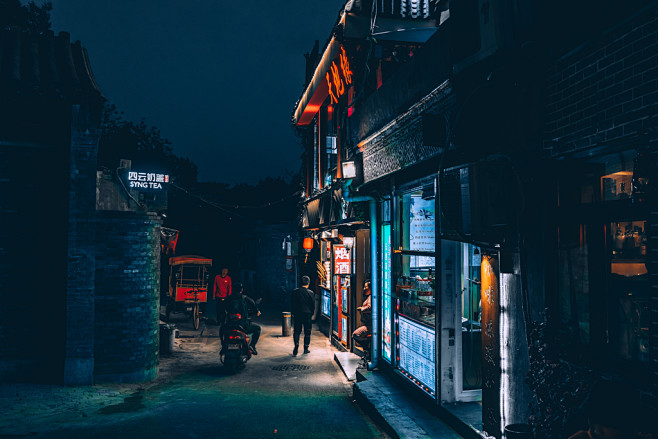 【有图】什刹海夜景