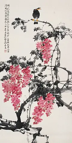 陈承基写意花鸟欣赏