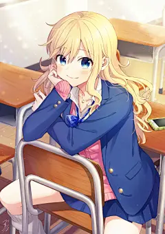 【P站美图】金发碧眼性感辣妹！《偶像大师灰姑娘女孩》大槻唯壁纸特辑 - ACG17.COM