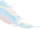 海滩情侣人物完整插画-白色云层