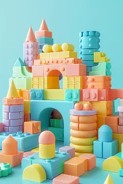 积木搭建类儿童玩具