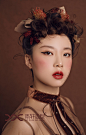 复古新娘_化妆造型_作品_黑光图库