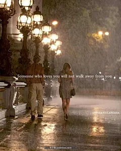 Someone who loves you will not walk away from you. | 句子喵，分享触动人心的美妙句子，带有句子的图片壁纸，带有句子的桌面壁纸，带有句子的手机壁纸。 : Someone who loves you will not walk away from you.