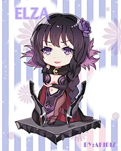 Re:从零开始的异世界生活 艾米莉娅 同人图 插画 壁纸 | Re:0的Q版 | 半次元-第一中文COS绘画小说社区