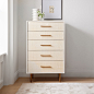Alt image 1 for Margot Raffia 5-Drawer Dresser (30")
