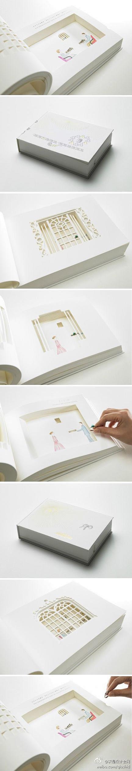 精致镂空雕刻“求婚书”，来自日本设计师渡...