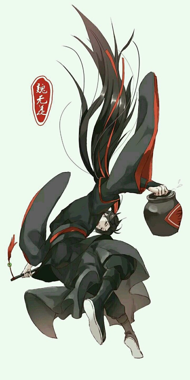 魏无羡天子笑 #魔道祖师 #飘逸版人物.