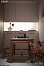 50平上质生活 打造日式小品表情_网易家居图库
电视墙
深色木作机柜搭配浅色编织纹壁纸，打造日式小品表情。
