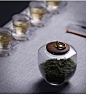 日式锤目纹透明茶叶罐小号密封罐储物罐玻璃便携茶罐茶仓-淘宝网