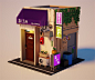 3D小店 像素风格 立体店铺