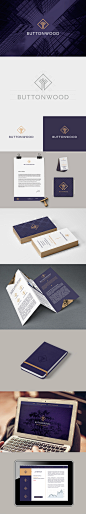 Buttonwood LOGO : Brand identity for international  brokerage company.