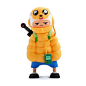 Adventure Time Puff Jake N Lil Finn Med Figure