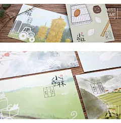拾光盒装明信片-小森林30张入 有声系列 创意 夜光 日系 小清新-淘宝网