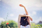 红衣女鬼背影_360图片