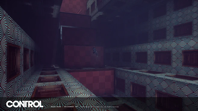 CONTROL (2019) - Ashtray Maze, Masao Ogino : In-game environments ...