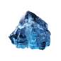 4K幽蓝3D透明晶体水晶冰块结晶冰晶高清背景底纹PNG免抠图片素材