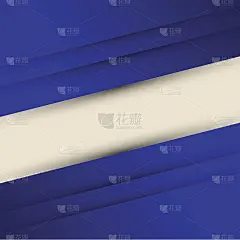 简单的蓝色背景设计的业务模板。