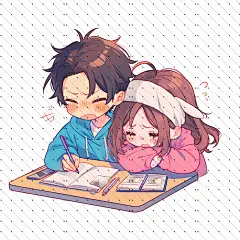 现代Q版人物ai171