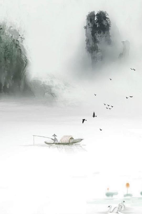 天将暮，雪乱舞，半梅花半飘柳絮。江上晚来...