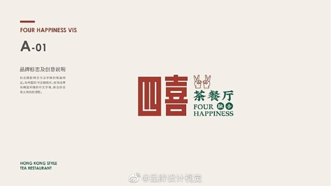 YEAOK餐饮全案四喜港式茶餐厅logo...