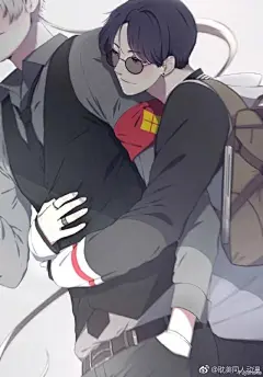 绘师Fujishoka的男男CP日常！好赞！！！ ​​​​#漫画# ​​​​