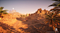 Assassin's Creed Origins Rock Hills , Sebastien Primeau : Here are some landscape composition I did for AC Origins. <br/>Special thanks to these talented and amazing artists who provided such beautiful organic props:<br/>Guillaume Croteau (Roc