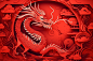 AI绘画_Prompts_kanurism_Chinese_new_year_paper_cut_style_wooden_dragon_on_red__21a4a962-fe12-49c2-9787-7e9627d91b8a_xpanx.com