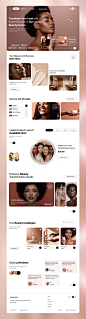 Beauty Landing page