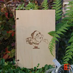 生动工艺030 圣诞节创意个性木质节日贺卡 送男女朋友节日礼物_酷贝街