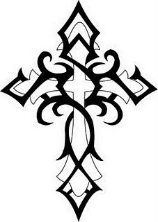 Cross tattoo design