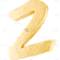 618大促促销3D通用金色数字倒计时贴纸艺术字2二