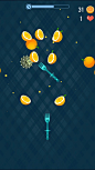 Knife Dash: Hit To Crush Pizza App 截图