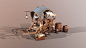 Medieval wagon , Tiphaine Chazeau : Original Concept by Heewon Jang