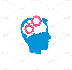 绘画插图,人脑,图标,移动应用程序,创造力,插画,家庭,概念象征,背景聚焦,计划书