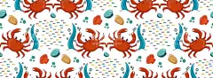 螃蟹图案插图海产品  - 源文件下载【酷图网】无缝,印花,循环,连续,图案,数码,布料,服装,童装,螃蟹,螃蟹插画,卡通螃蟹,母婴用品,服饰,小螃蟹,素材,元素,插画,插图,矢量,图片,螃蟹图案,可爱,海报素材,背景,动物,手绘,Q版,螃蟹元素,螃蟹素材,底纹,平铺,大闸蟹,涂鸦,简约,水产品,美食,水产,海产品,包装,海鲜,白色,小鱼,贝壳