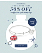 50% off the Love Is All You Need bangle! Today only.