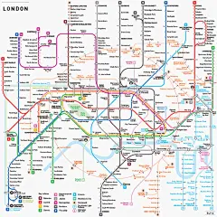 世界各大城市地铁线路图标准化绘制