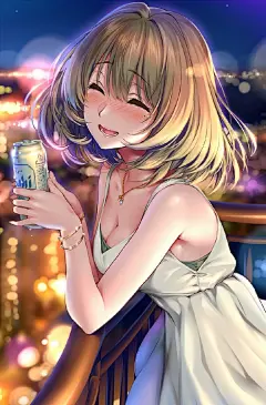 《偶像大师 灰姑娘女孩》高垣枫，生日快乐。绘师piromizu的贺图，美