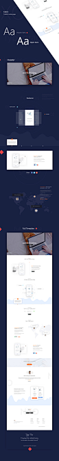 NXO- Creative App landing page Design : Hello everyone.. This is another shot of "NXO- Creative App landing page Design". There are lot's of story behind this template.. Keep following will come soon with those stories..####Don't miss to View Fu