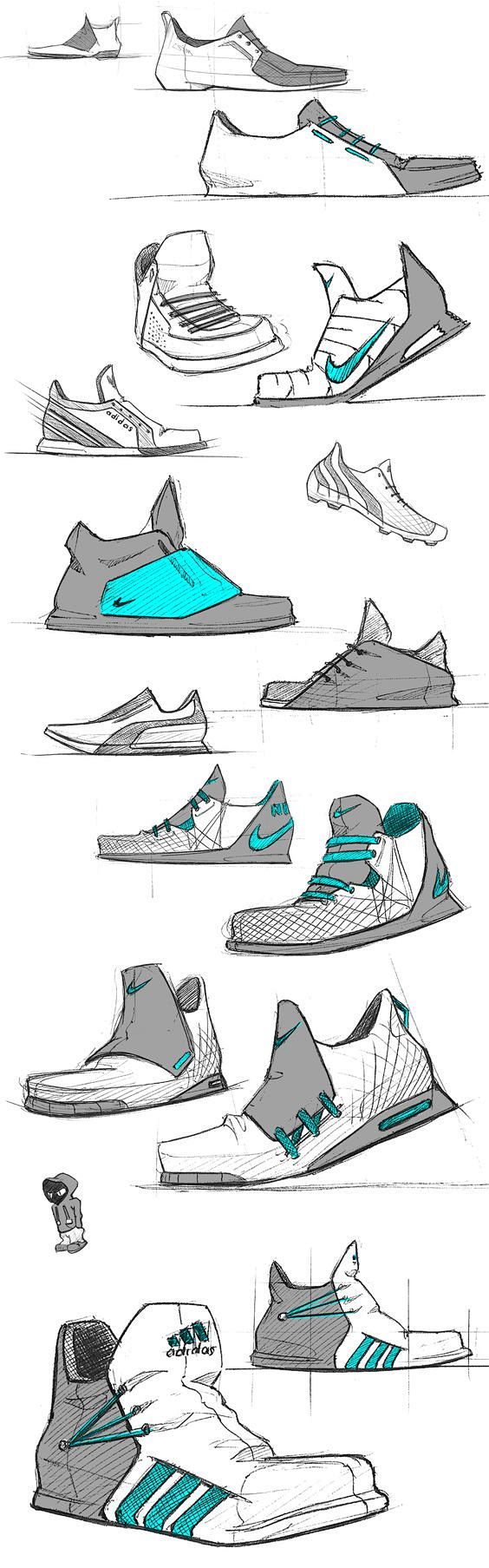 Shoes sketches by Ju...