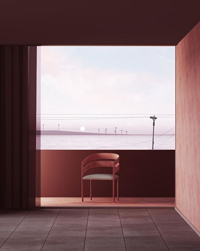 【C4D建模】极优秀的配色。 60000...
