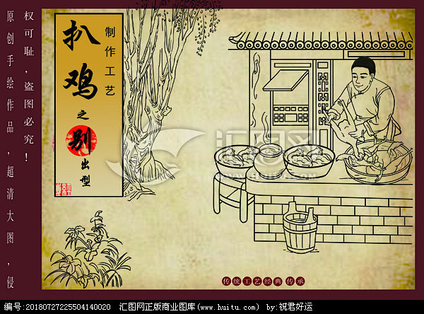 扒鸡制作工艺