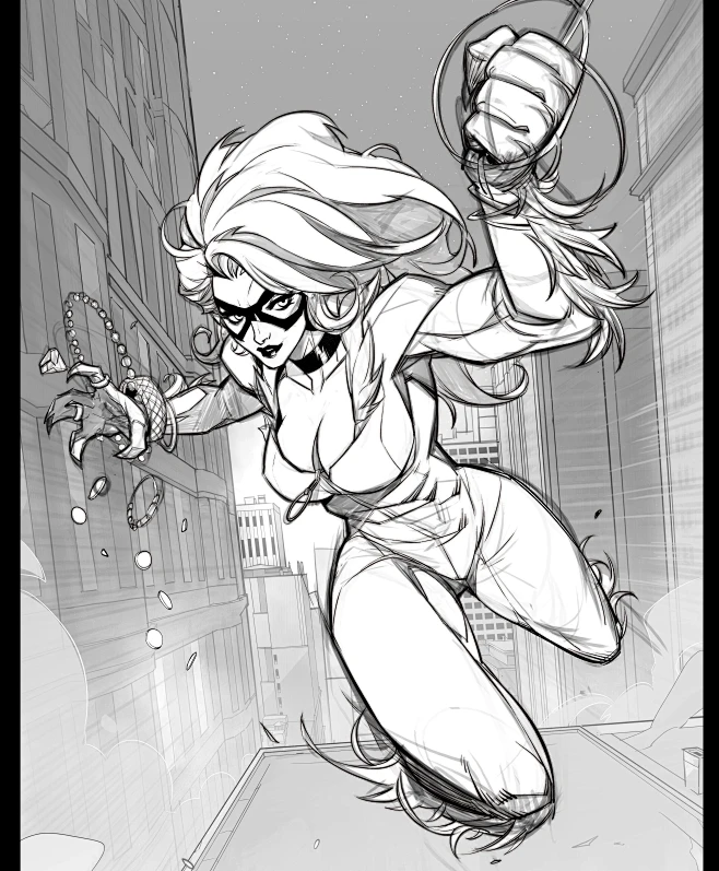 VI, Marvel and DC Comics work concepts-花瓣网