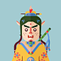 The Eight Immortals : Eight Immortals of Chinese Mythology ZHANG GuoLao . HE XianGu . LI TieGuai . CAO GuoJiu . HE XianGu . CAO GuoJiu  . Zhongli Quan . LAN CaiHe .  LU DongBin . HAN XiangZi  
