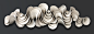 ceramic :                                     Chrysanthemum   Ceramic on wooden surface   158 diameter x 11 cm               Path of Waves   Ceramic o...