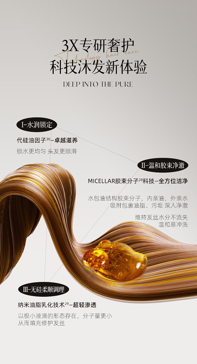 Allowish防脱洗发水固育发控油蓬松...