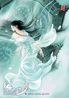 苑晴采集到古风手绘美女0