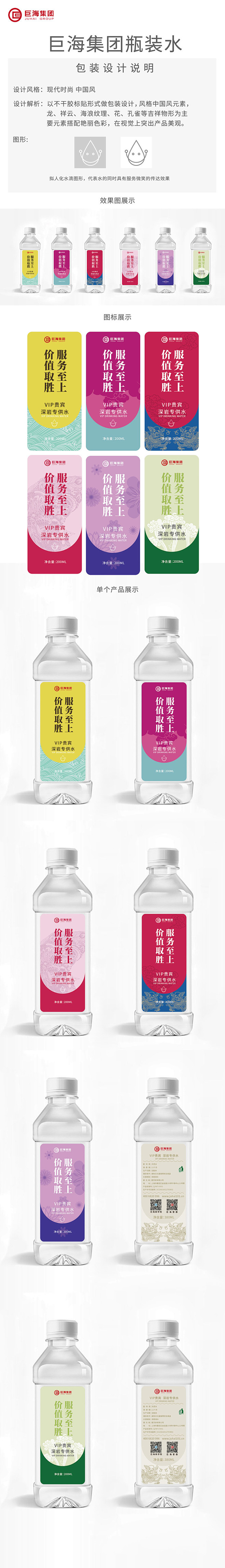 瓶装水包装设计